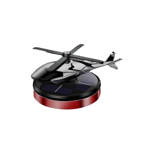 Helikopter Tasarımlı Güneş Enerjili Araç Oyuncağı – HavaKopter - Kırmızı